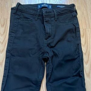 Hollister black jeans high rise Jean legging